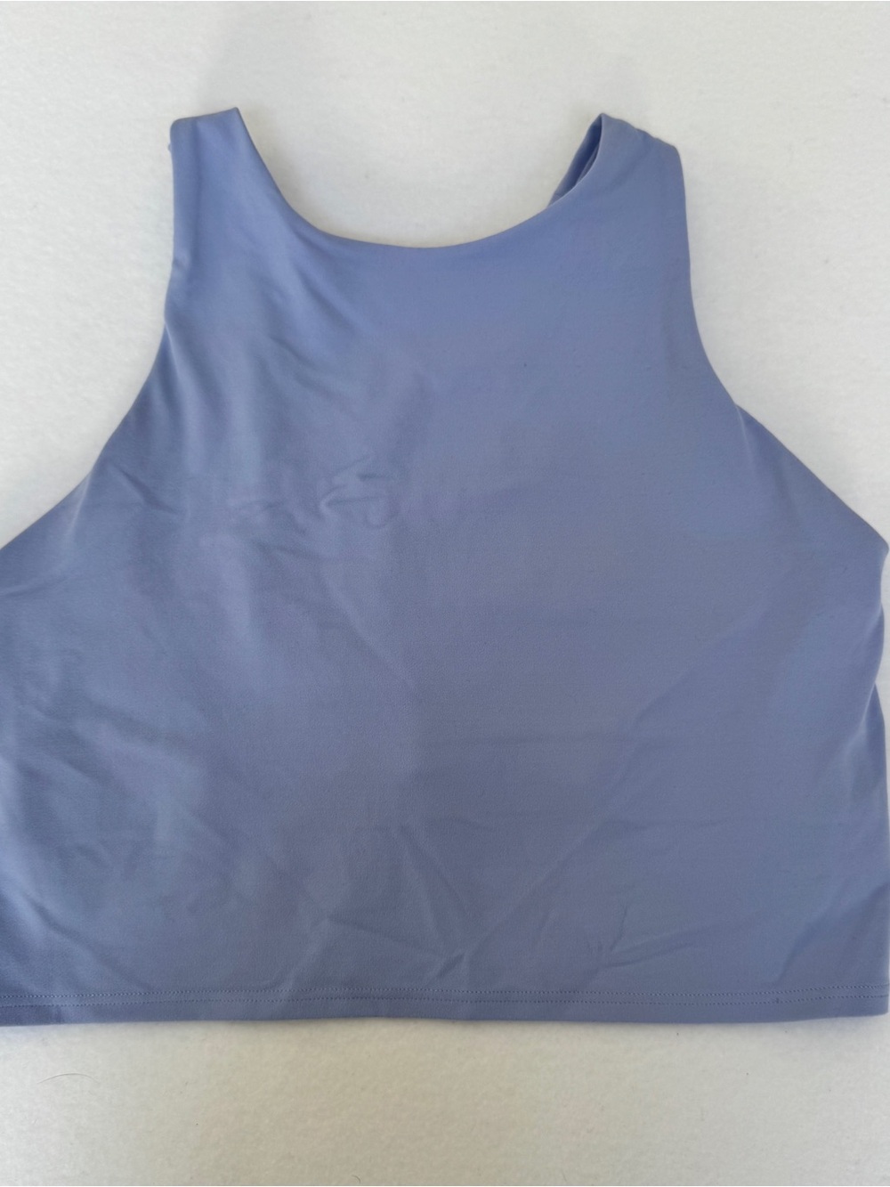 Athleta Woman’s Conscious Crop Tank Size Small High Neck Built In Bra